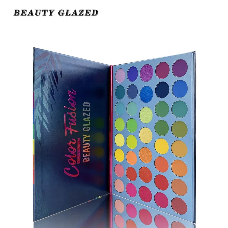 Beauty Glazed 39 Color Rainbow Eyeshadow Palette Long Lasting Neon Glitter Eye Makeup Cosmetics