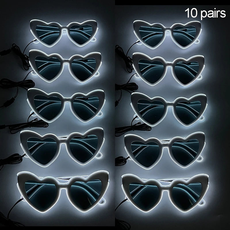 2024 Summer Beach Sunglasses Women Heart Shaped Fashion Glasses