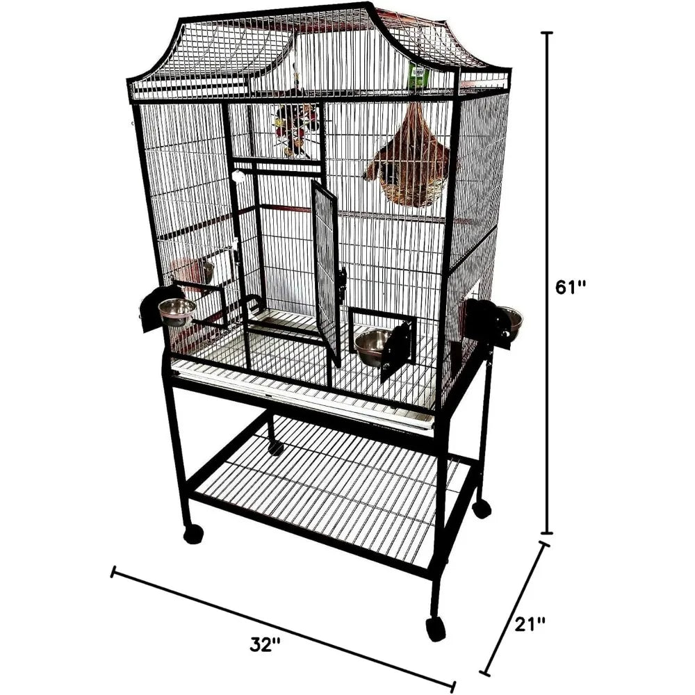 A&E Cage Co. Elegant Style Flight Cage, 32" x 21", Blue (MA3221FL Blue)