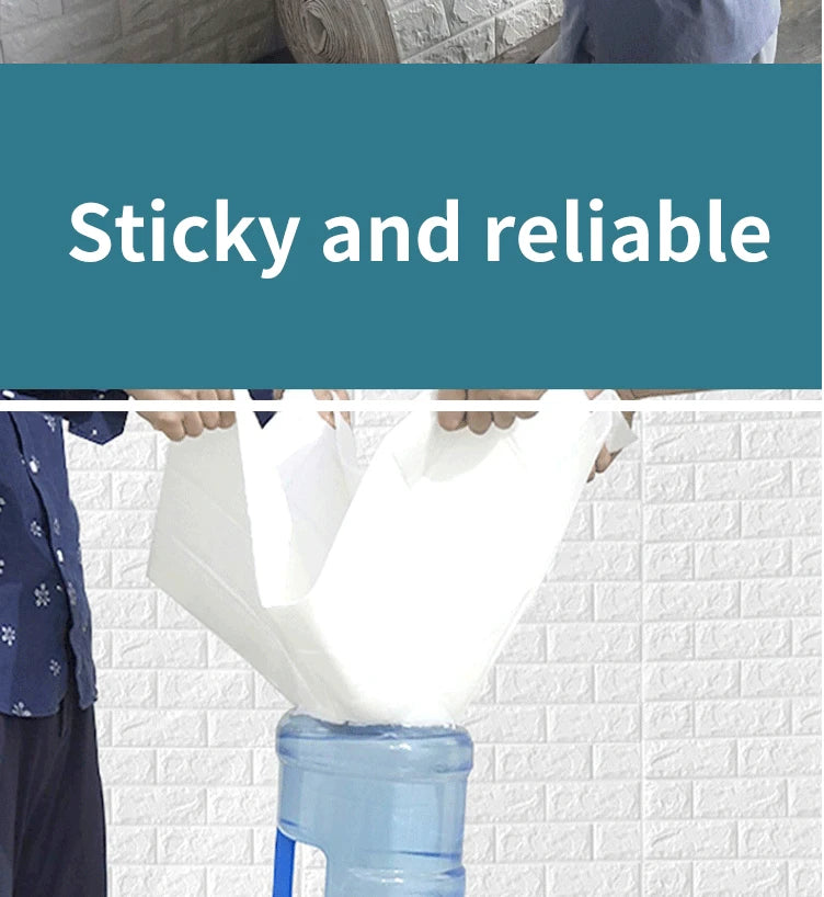 70cm*2m 3D Soft Foam Brick Wallpaper Roll Self Adhesive Decor