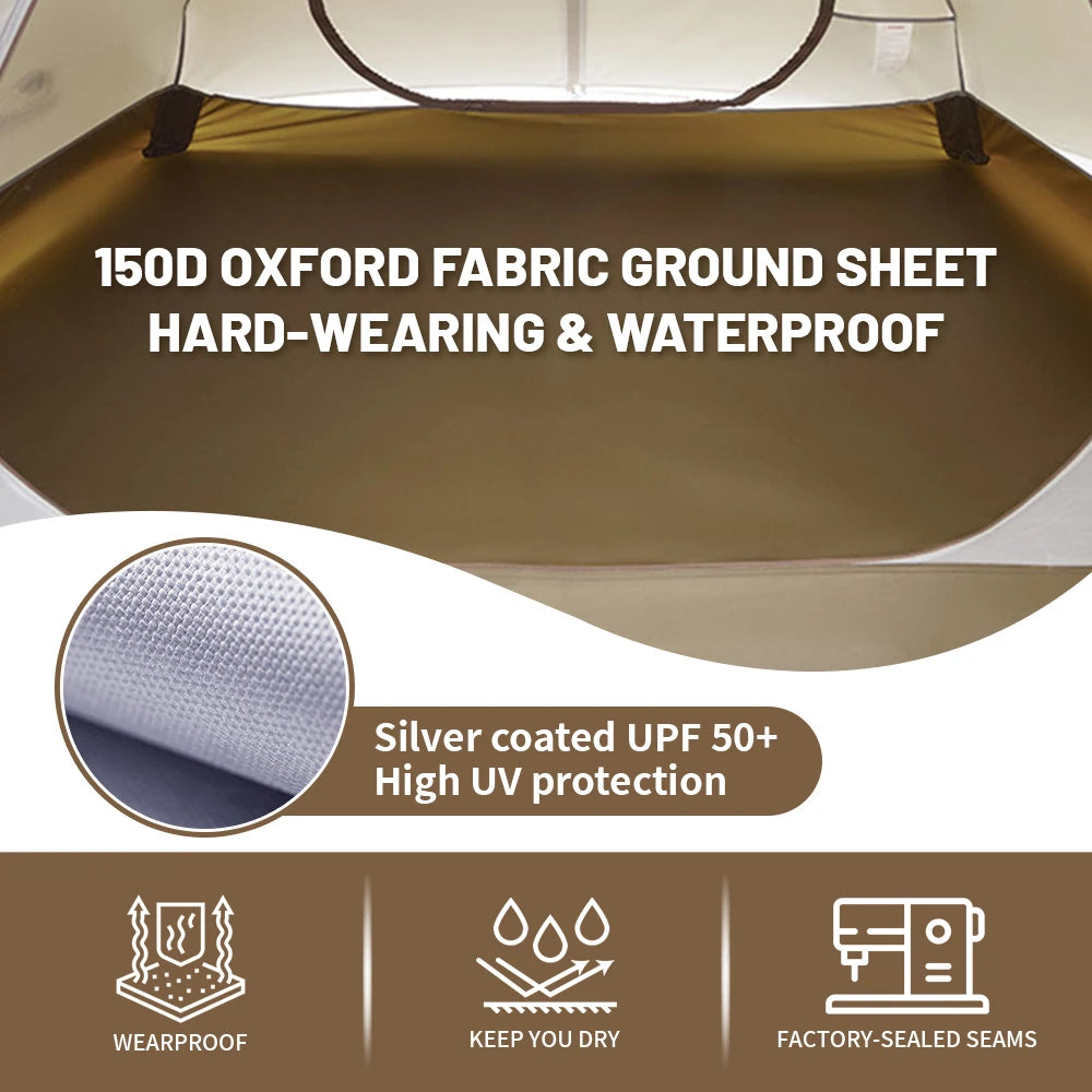 Naturehike Camping Tent 2-3 People Waterproof Ultralight UPF50+ Outdoor Shelter