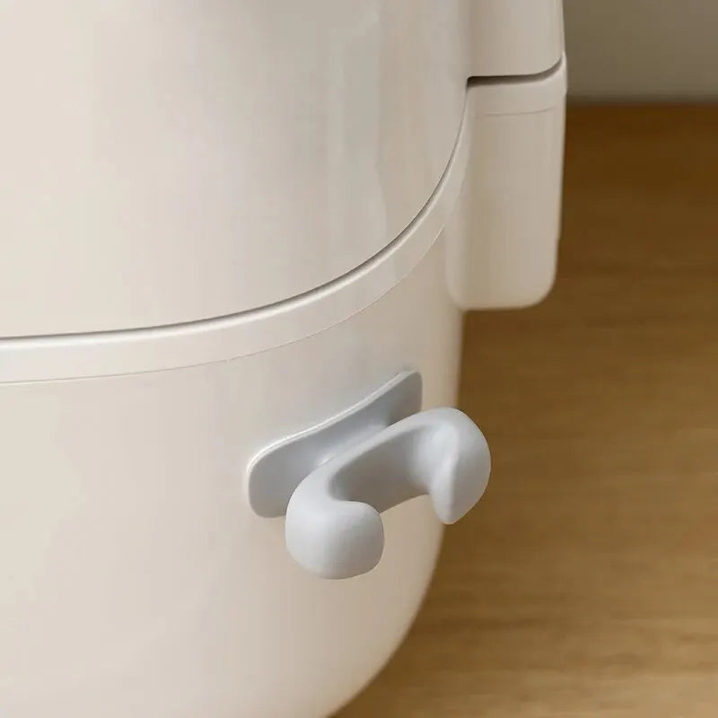 Rice Spoon Holder Silicone Storage Rack for Wall-Mounted Shelf