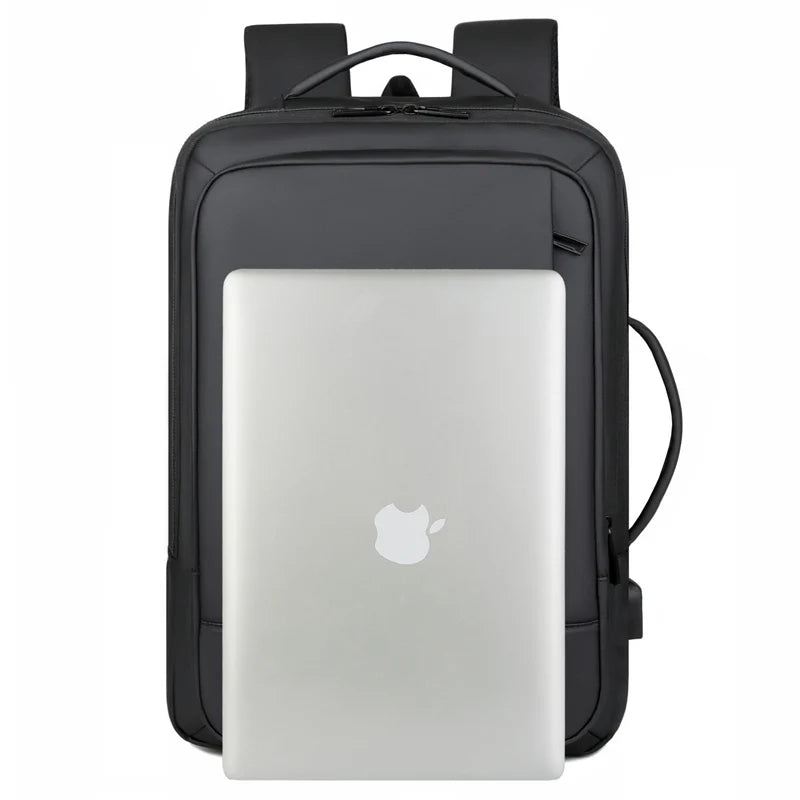 Rilibegan Men Travel Backpack Oxford Big Capacity USB Charge