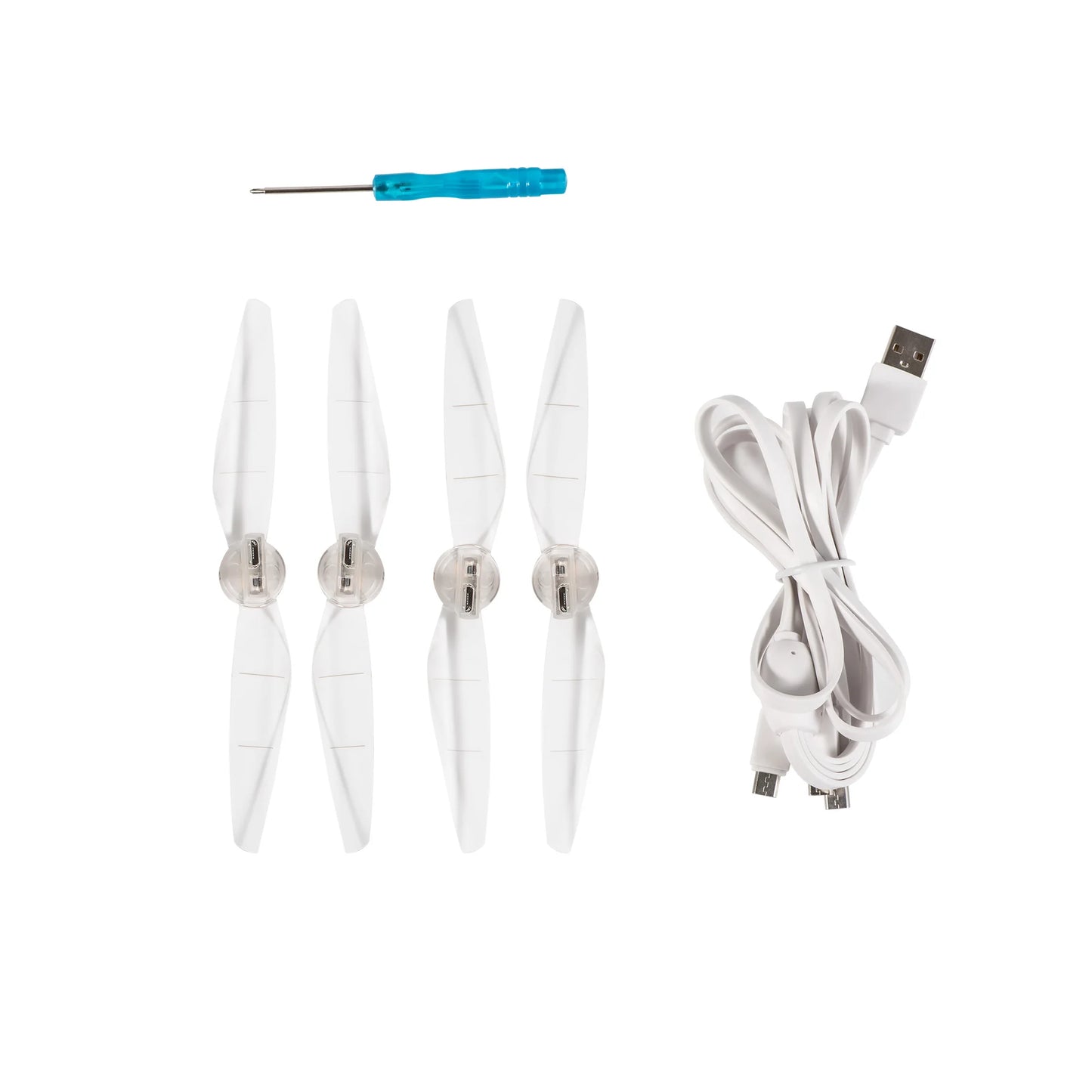 4pcs Mini 4 Pro Rechargeable LED Light Flash Propellers for DJI Mini 3 Pro Air 3