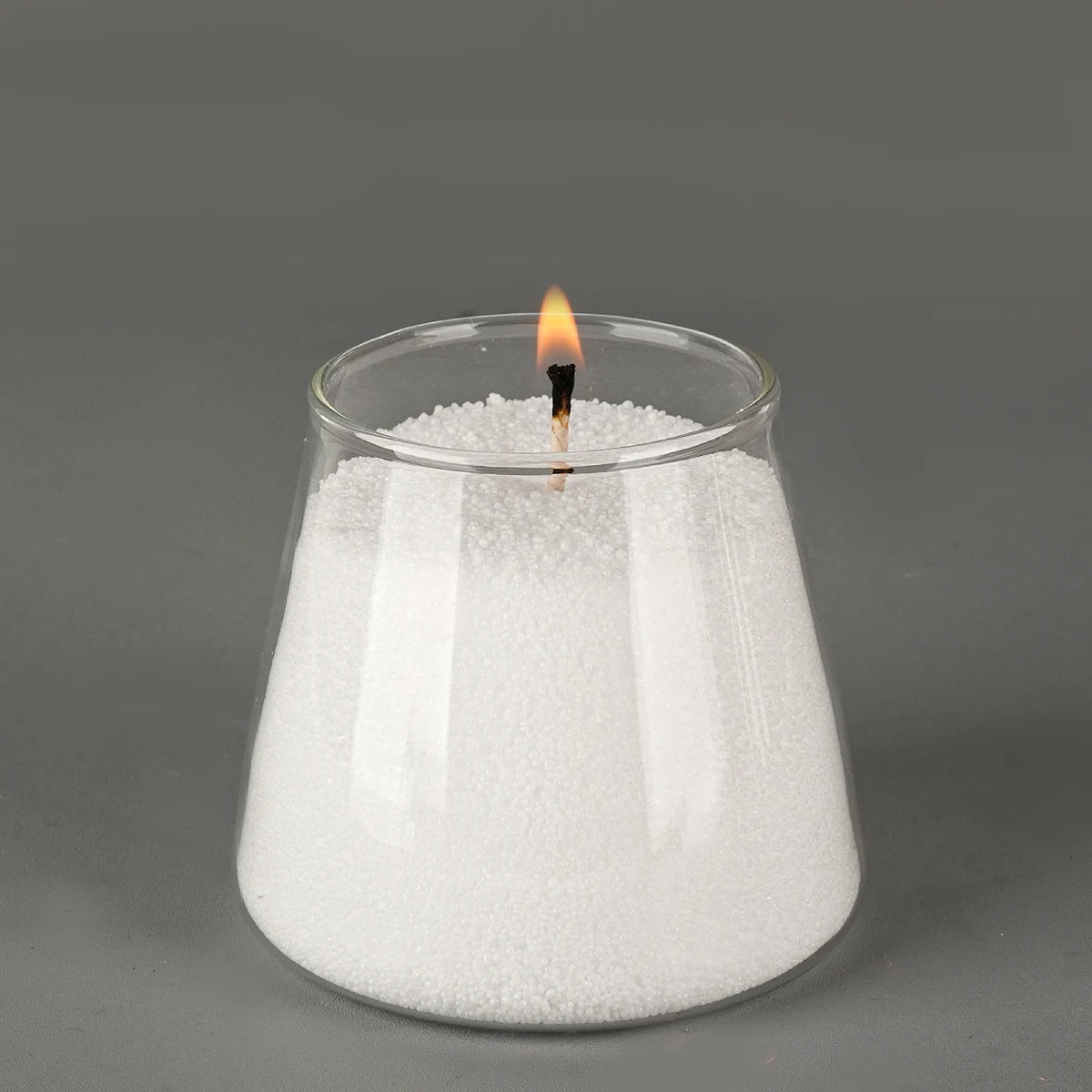 500g-1000g White Sand Wax with Snowflake Pearls for DIY Candles