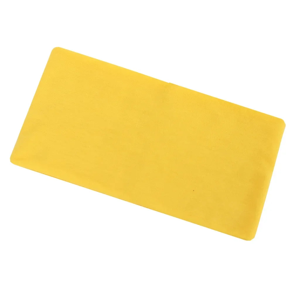 Headbands For Women Solid Color Elastic Wide Turban Headwrap Yoga Makeup Hair Accessories