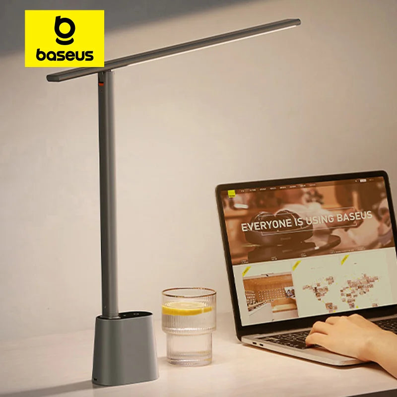 Baseus LED Desk Lamp Eye Protection Dimmable Foldable Light