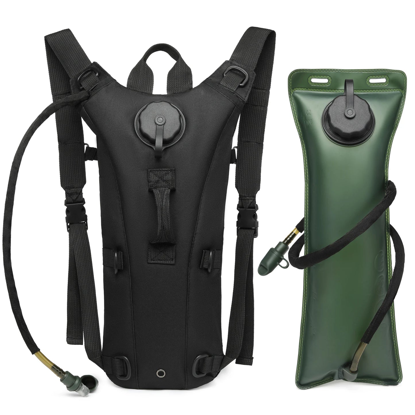 Waterproof Hydration Backpack β Includes 3L Bladder for Hiking, Cycling & Climbing