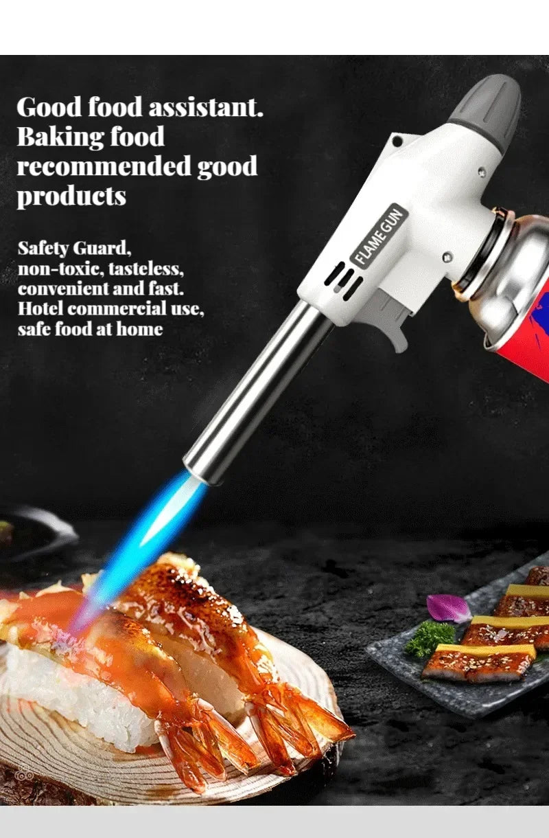 Portable Flame Gun Multifunctional Torch Burner For BBQ Cooking Desserts Camping