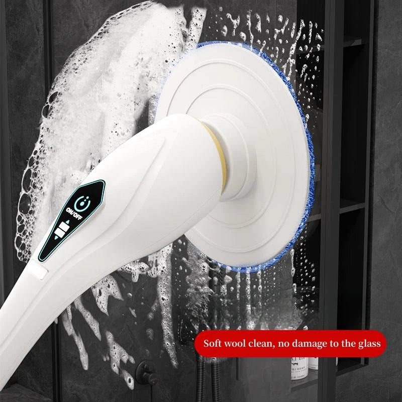 Xiaomi 8 in 1 Electric Cleaning Brush Multifunctional Portable Household Tool with LED Display for Kitchen and Bathroom Cleaning