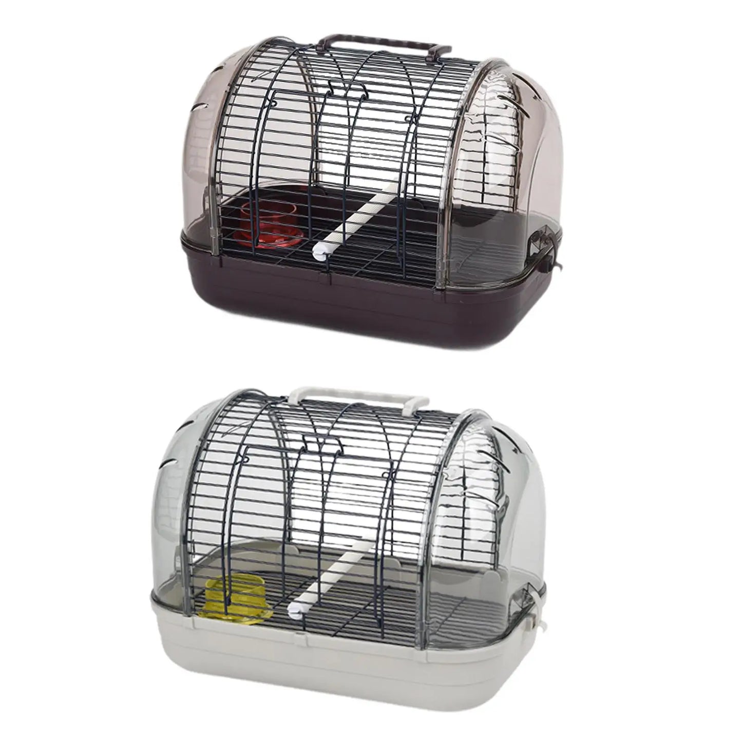 Villa Bird Cage and Handle Small with Stand Stick Lightweight Bird Carrier for Parakeets Parrot Small Birds Parrots Cockatiels