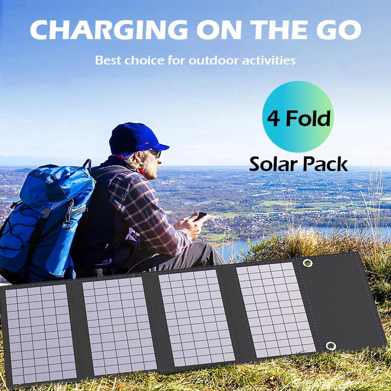 600W 1000W 18V Foldable Solar Panel Charger for Camping