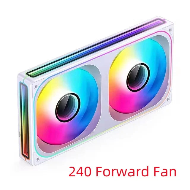 JONSBO ZB-120 ARGB Computer Case Fan 12CM 5V PWM Monolithic Structure Water-Cooled Fan Kit