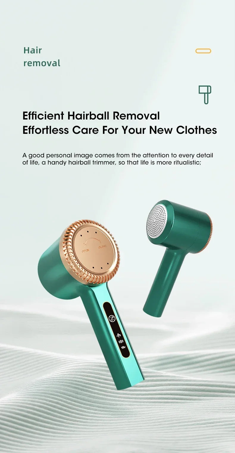 Electric Lint Remover USB Rechargeable Fabric Shaver Portable Fuzz and Hair Ball Remover