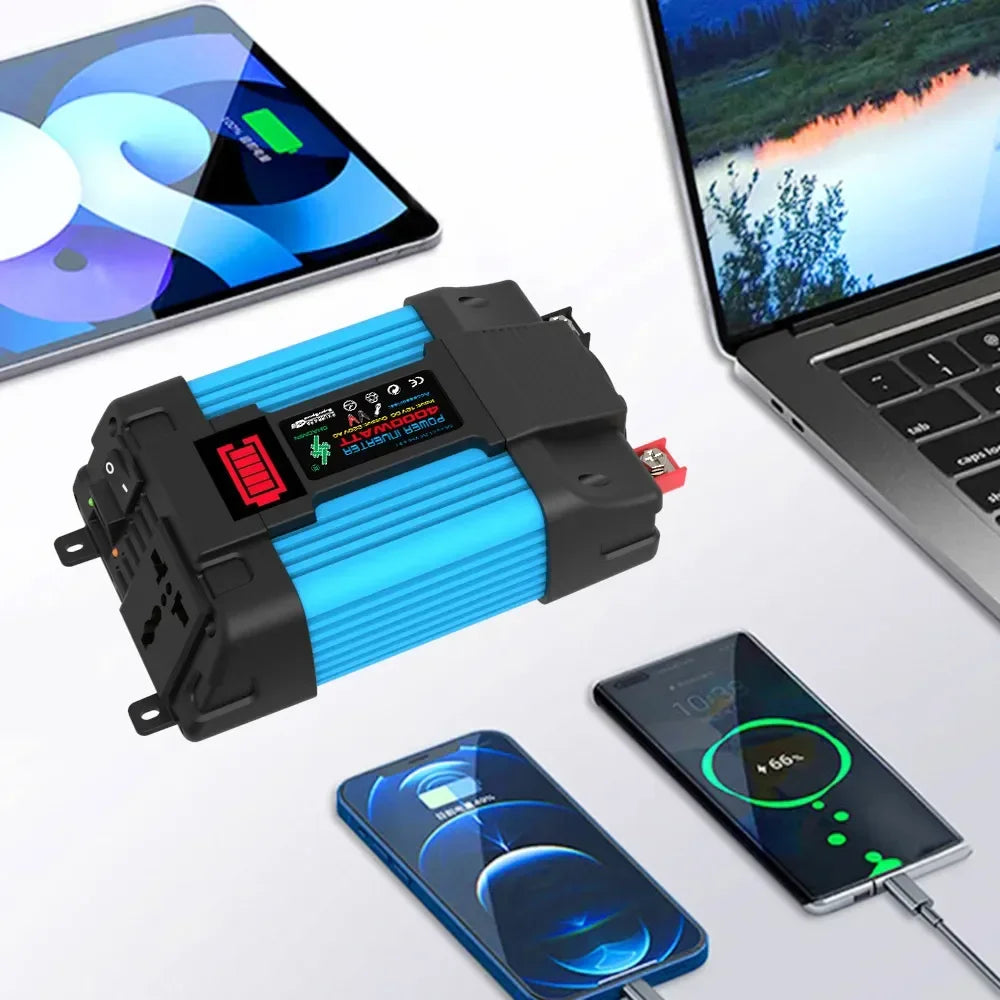 6000W Solar Inverter Kit with 600W Panel 12V Charging System