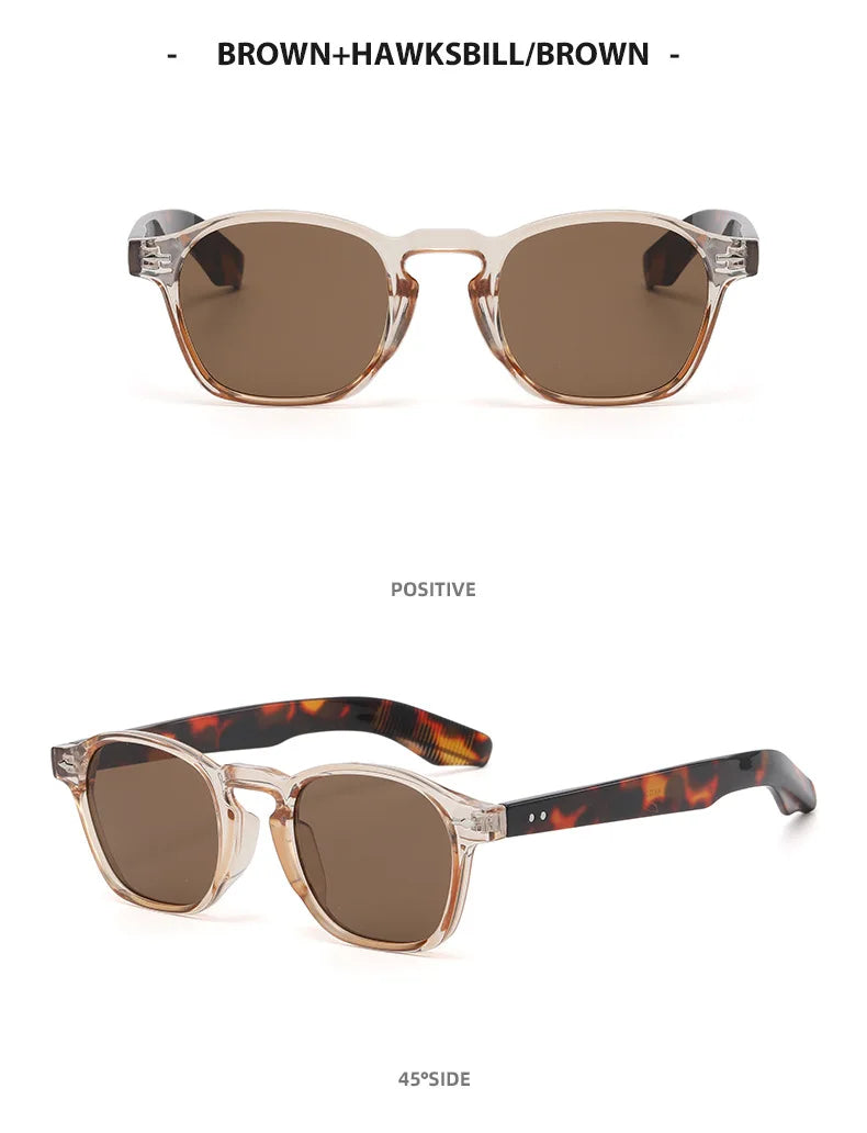 Vintage Retro Style Men Women Sunglasses Square Shape Anti-glare Fashion Sun Glasses