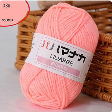 DIY Baby Milk Soft Cotton Knitting Yarn for Sweaters