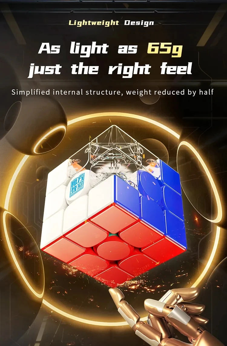 MoYu RS3M V5 3X3 Magnetic Speed Cube Professional Fidget Toy