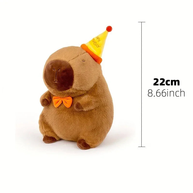 23cm Capybara Plush Doll Soft Fluffy Animal Toy Gift