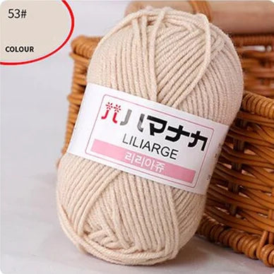 DIY Baby Milk Soft Cotton Knitting Yarn for Sweaters