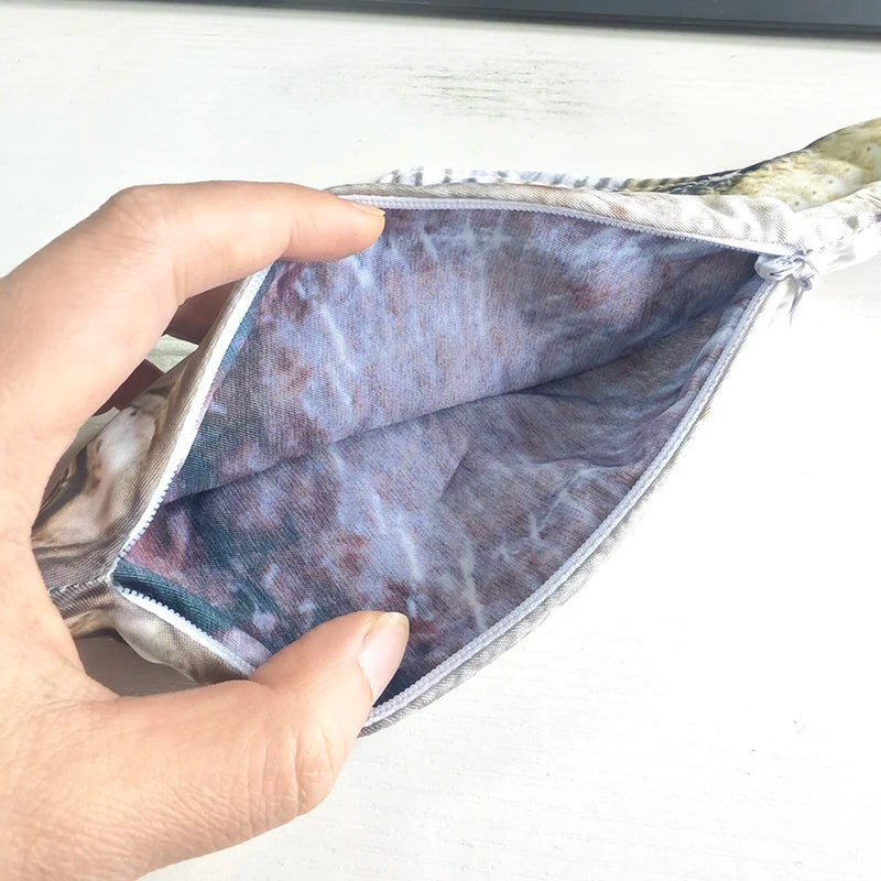 1pc Crucian Carp Pen Bag Realistic Fish Makeup Pouch Case