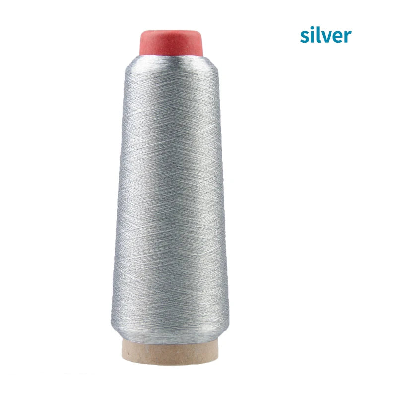 Colorful Computer Embroidery Cross Stitch DIY Bright Silk Metallic Yarn 3200M