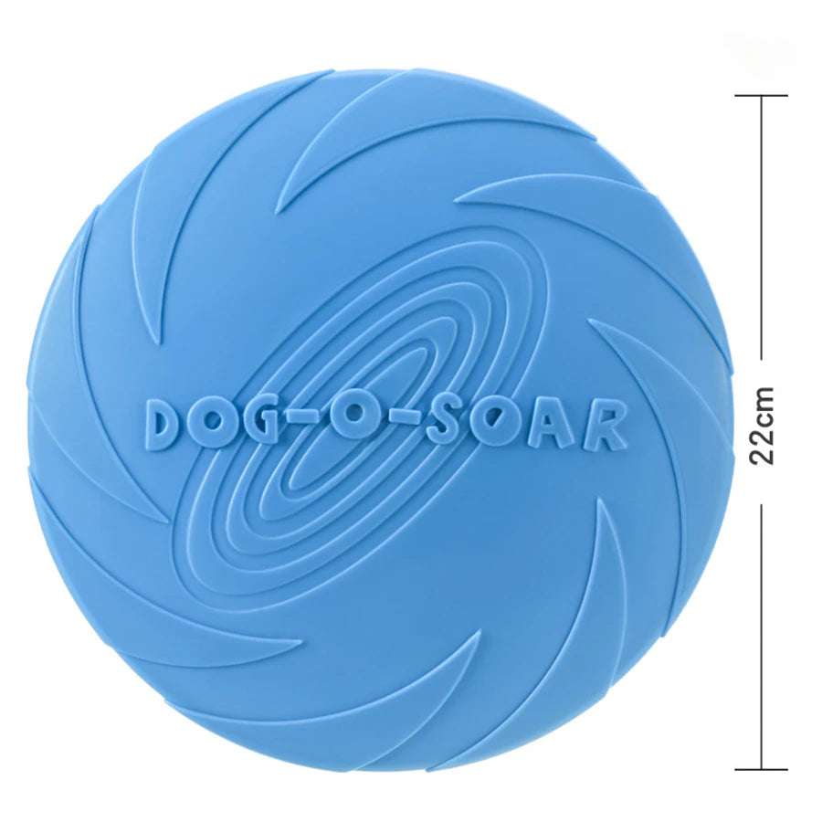 Large dog golden fur pet flying disc toy TPR soft, bite resistant, easy to throw dog flying disc outdoor training dog supplie