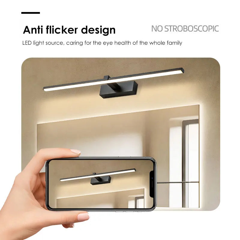 Nordic LED Wall Lamps for Bathroom and Stairs Aluminum Sconce Lighting Fixtures for Makeup and Home Decor