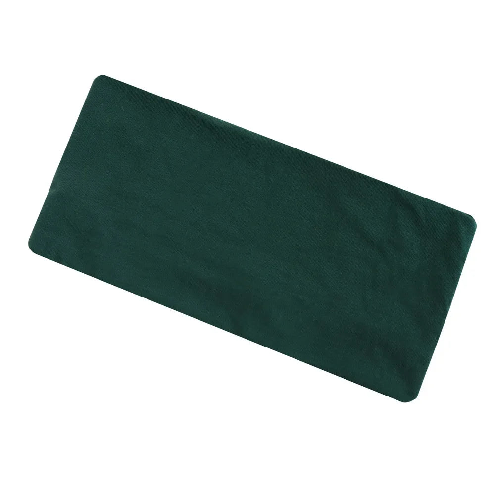 Headbands For Women Solid Color Elastic Wide Turban Headwrap Yoga Makeup Hair Accessories