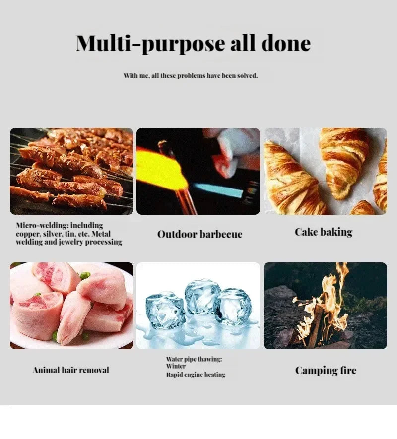 Portable Flame Gun Multifunctional Torch Burner For BBQ Cooking Desserts Camping