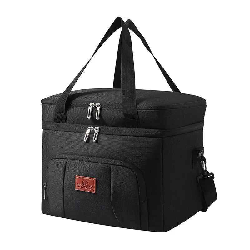 Multifunctional Double Layers Tote Cooler Lunch Bag β Large Capacity for Travel and Picnic