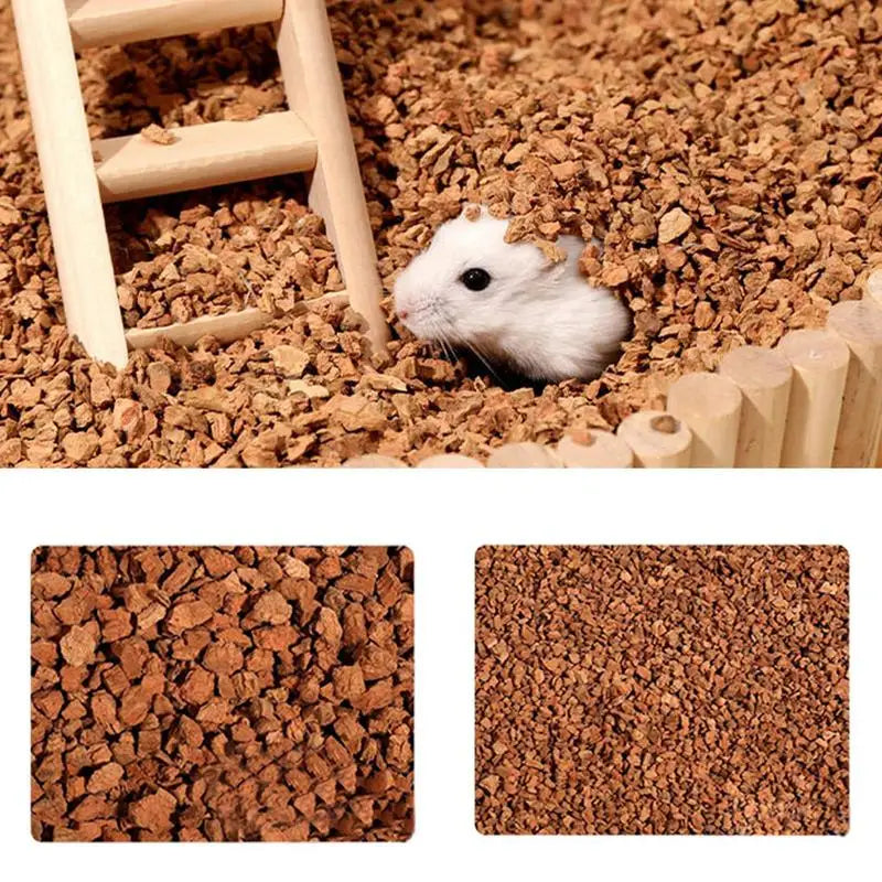 hamster oak pellets Bedding supplies Natural air drying moisture absorption Odor Control for Small Animals Habitat Decoration