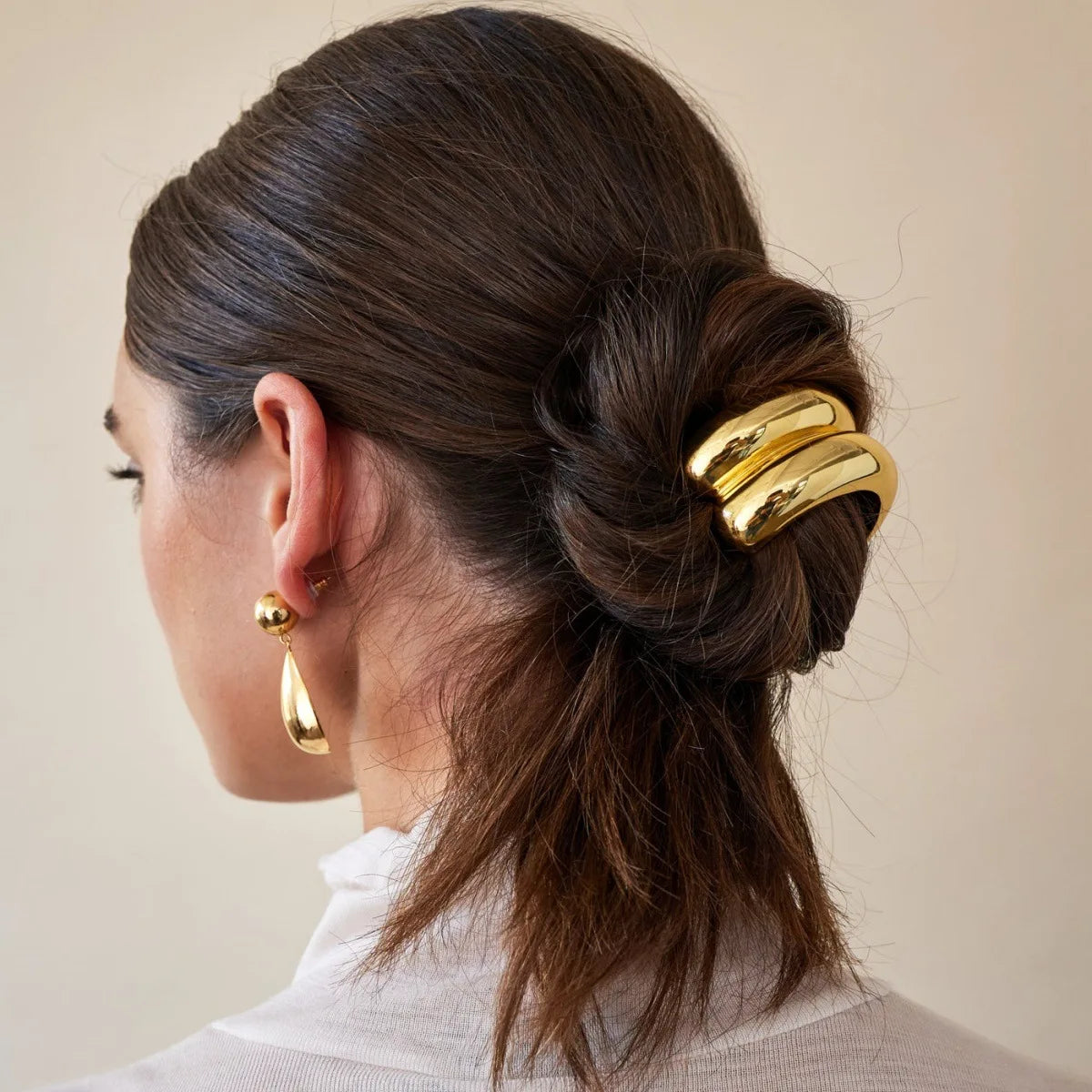 New Fashion Metal Irregular Double-Layer Hair Bands Ropes