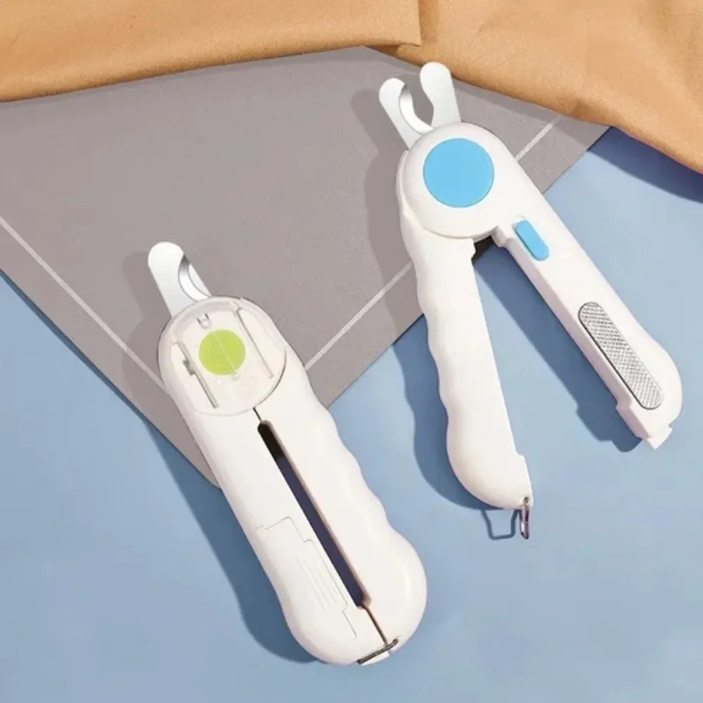 Professional Pet Nail Clipper with LED Light for Cats and Small Dogs - Safe and Easy Claw Grooming Tool