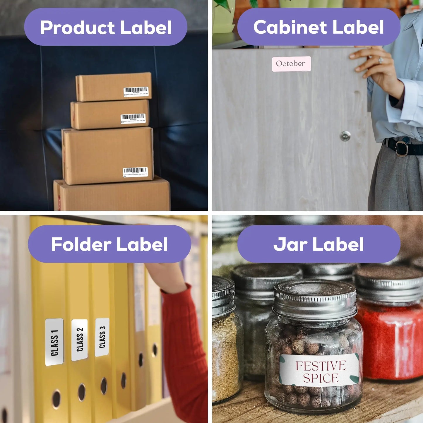 A4 Matte White Self-Adhesive Label Sheets for Inkjet and Laser Printers Easy Peeling Printable Stickers 200 Count