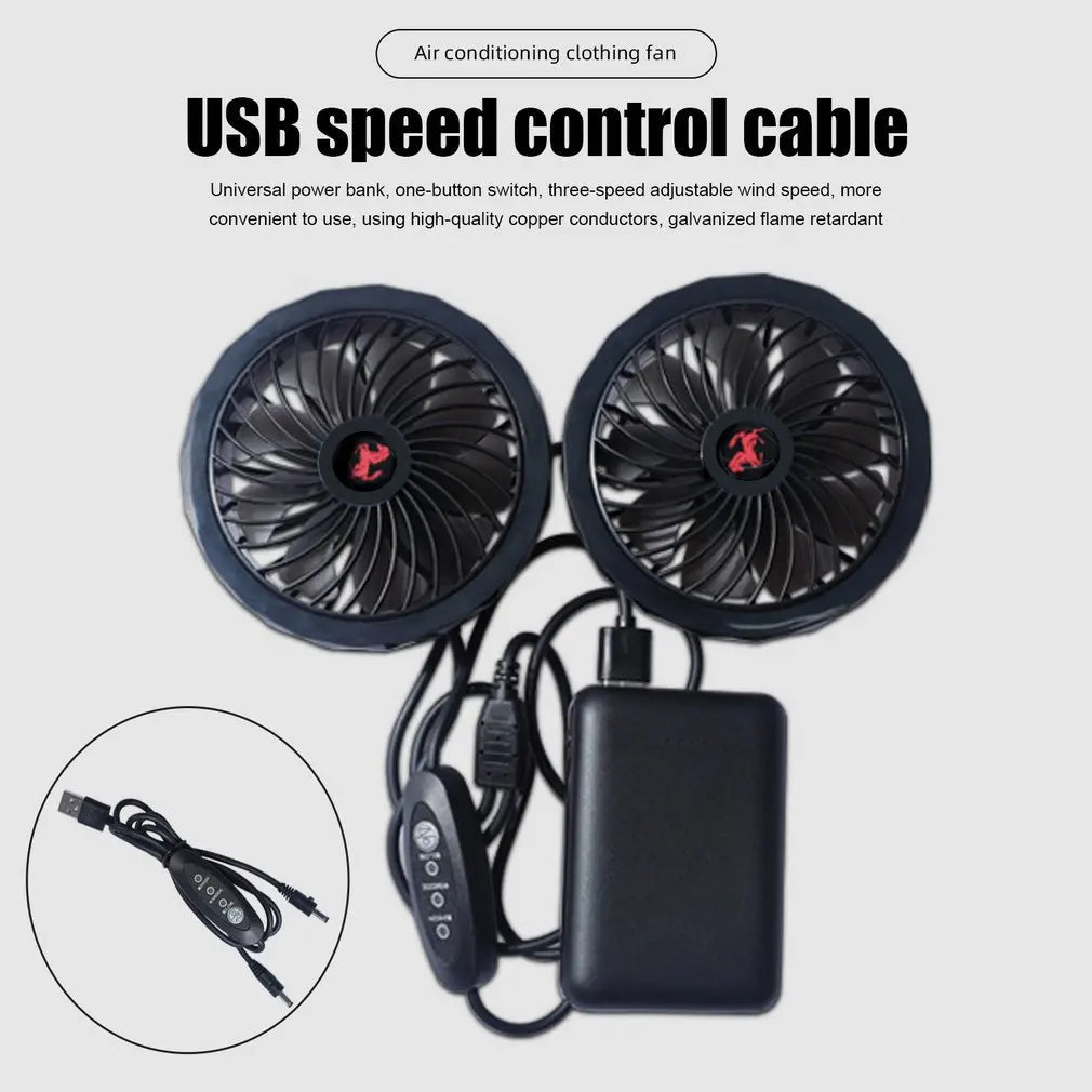 2024 Nuevo ventilador de aire acondicionado para hombre, abrigo de verano para exteriores, ventilador eléctrico USB, chaquetas de enfriamiento para hombre, ventilador de aire acondicionado de 5 V con cable USB