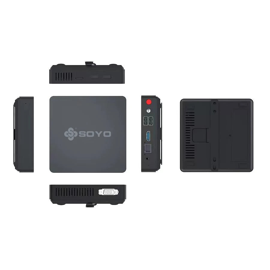 SOYO M2 Mini PC with 6GB RAM, 64GB EMMC, Intel N3350