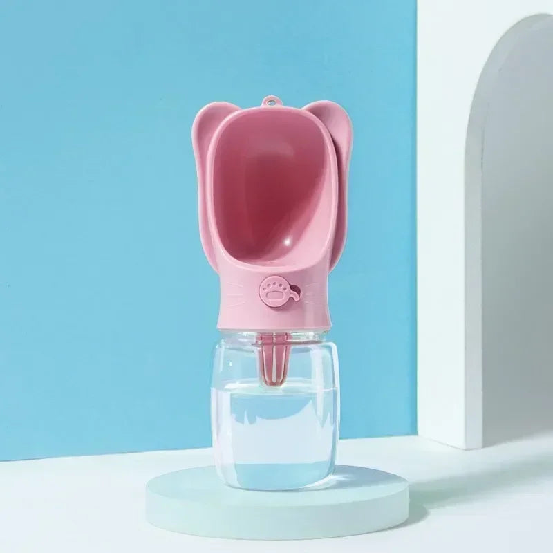 Portable Pet Hydration Bottle with Detachable Bowl 2-in-1 Food and Water Solution for Dogs and Cats Ideal for Outdoor Adventures