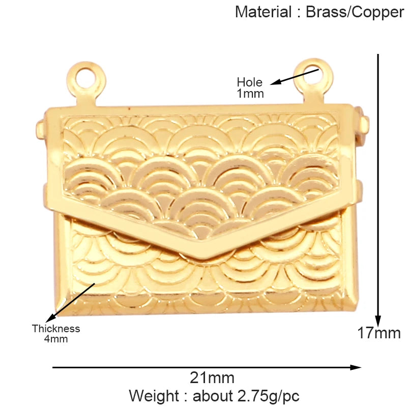 Cowboy Hat Boots Charm Pendant Zirconia 18K Gold Necklace