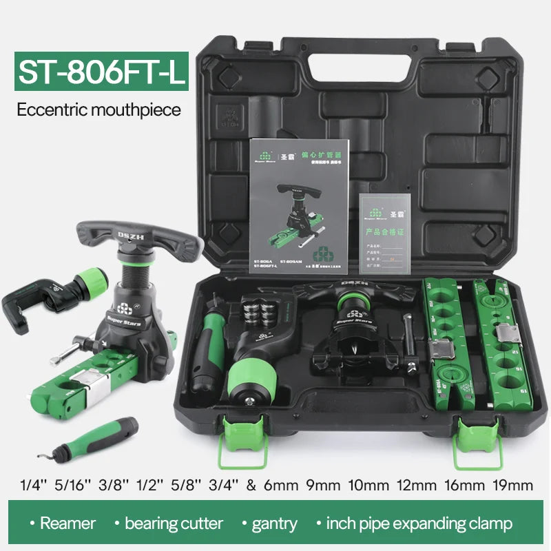 DSZH ST-R806FT 806A Copper Pipe Expander Set Tool Kit