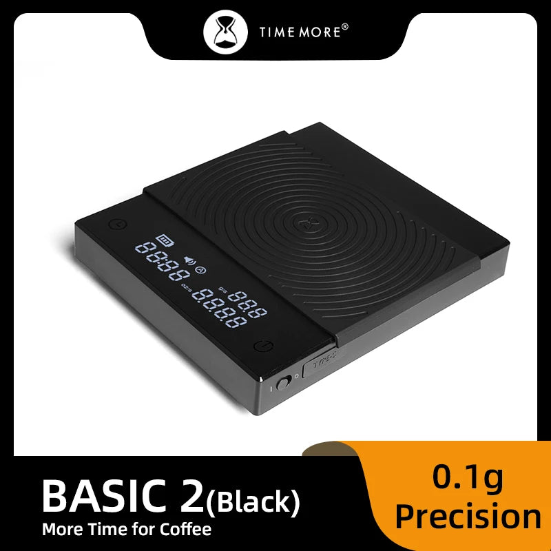 TIMEMORE Store Black Mirror Basic+2 Plus Digital Kitchen Scale