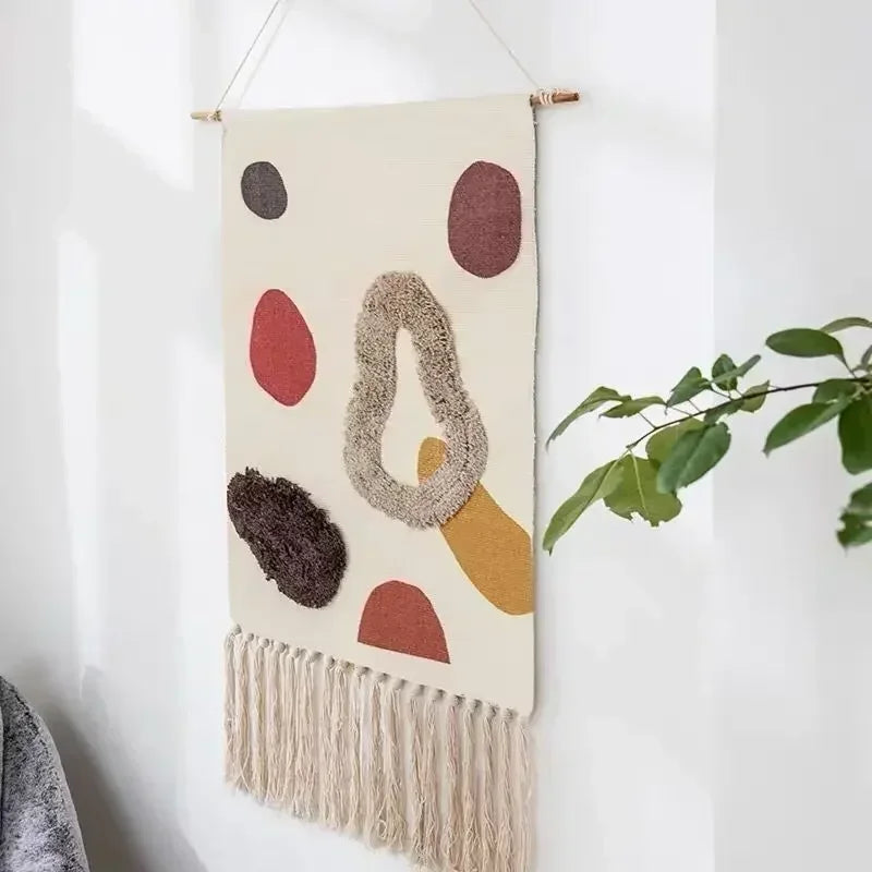 Macrame Wall Hanging Tapestry Nordic Cotton Tassel Boho Decor