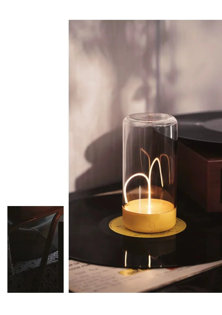 Portable Quantum Wire Ambient Magnetic Light with Type-C Charging and Eye Protection for Bedroom, Study, Camping and Christmas Gifts