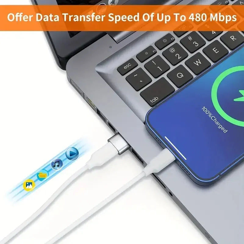 5 adaptadores USB C OTG de construcción metálica duradera, compatibilidad universal, incluidos iPhone, iPad, Samsung S23, IWatch, AirPods