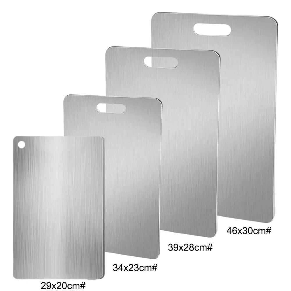Stainless Steel Double Sided Cutting Board Easy To Clean