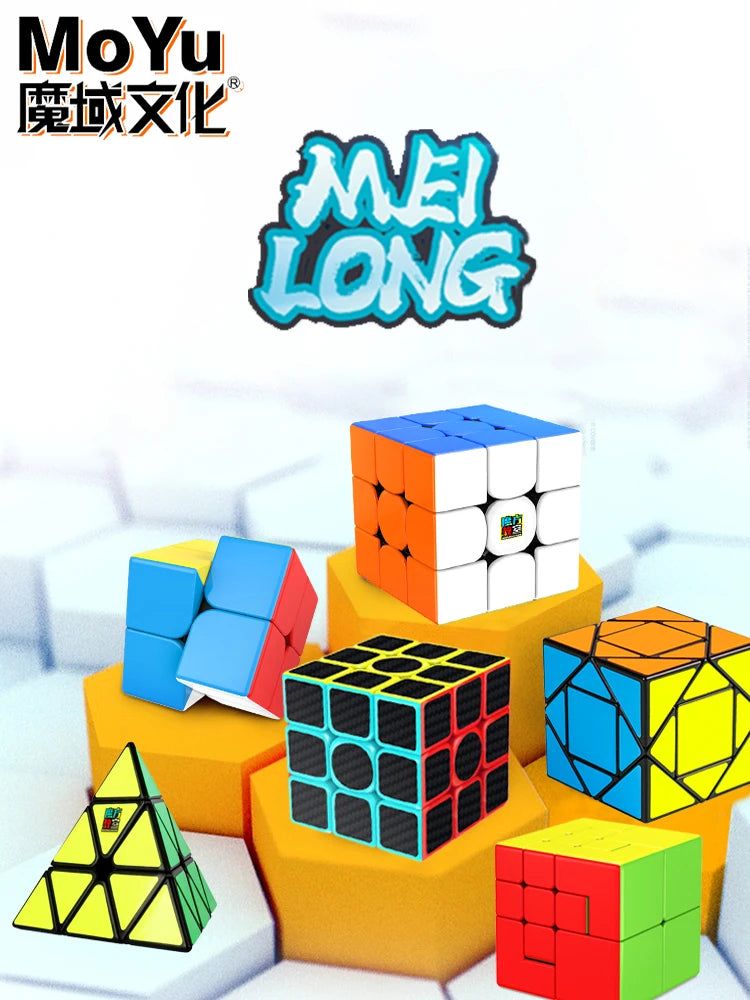 MoYu Meilong Magic Cube 3x3 2x2 4x4 Speed Puzzle Gift