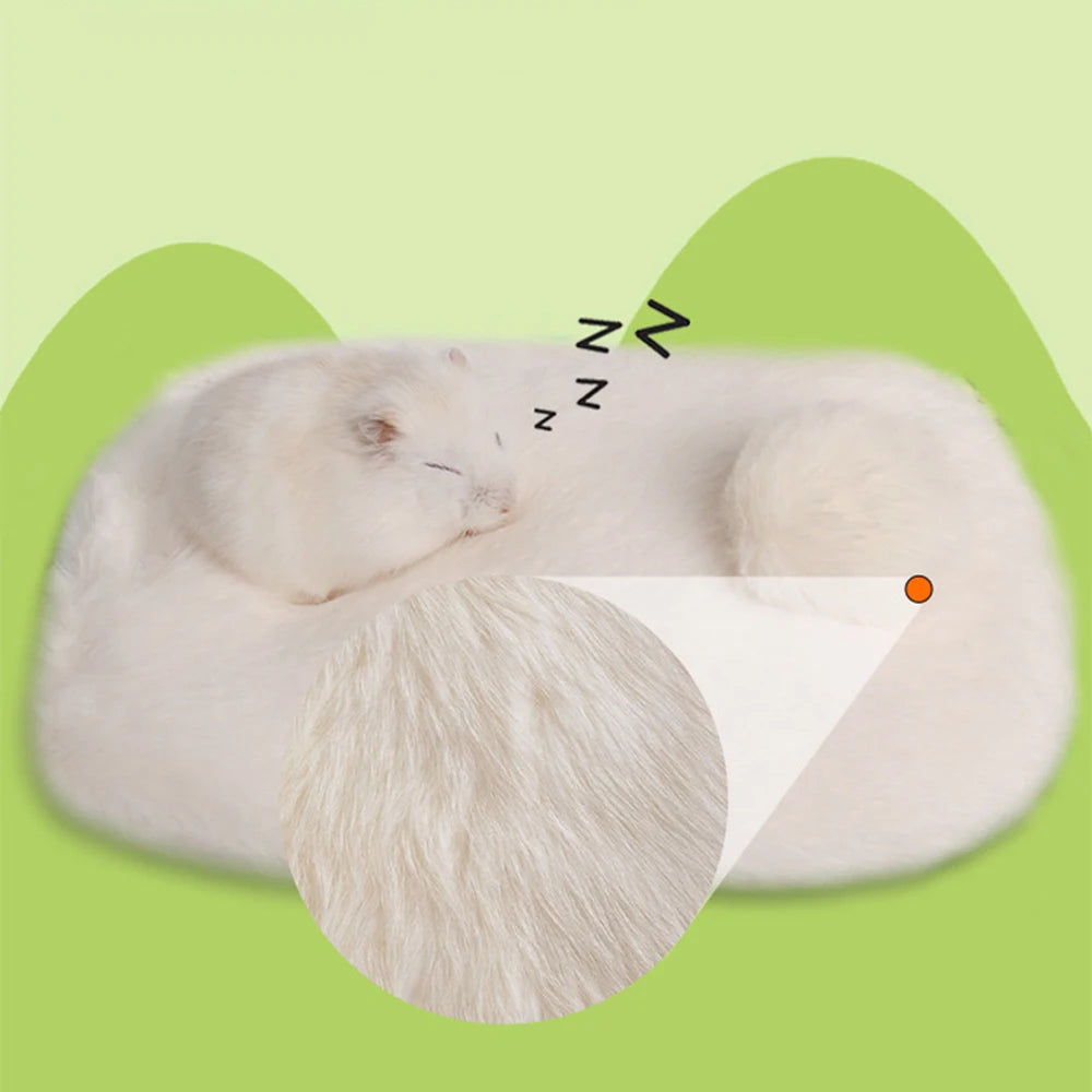 Autumn Winter Warm Small Guinea Pig Hamster Bed House House Nest Hamster Accessories Squirrel Hedgehog Rabbit Chinchilla Bed Mat