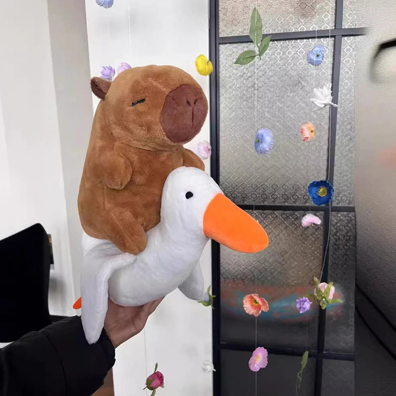 New Riding Crocodile Goose Capybara Plushie Soft Toy