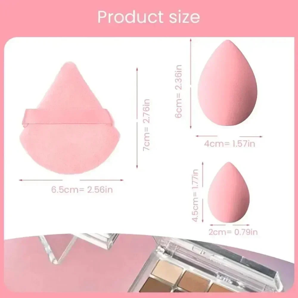 12Pcs Makeup Sponge Blender Set with Headband and Wristband