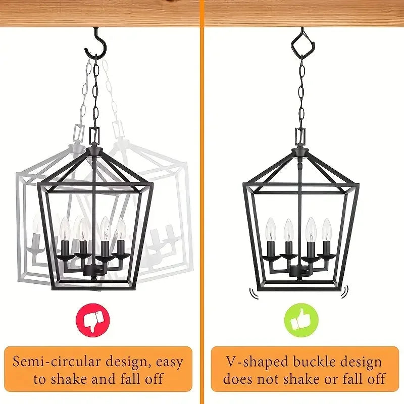 10-Pcs Square Snap Safety Hooks for Sturdy Anti-Drop Bonsai